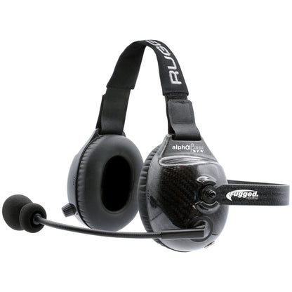 Rugged Radios Rugged Radios H48 AlphaBass Carbon Stereo Headset (BTH) Bass Boost