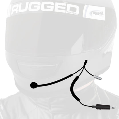 Rugged Radios Rugged Radios 4C IMSA Helmet Kit - Coil Cord, Mic & 3.5mm