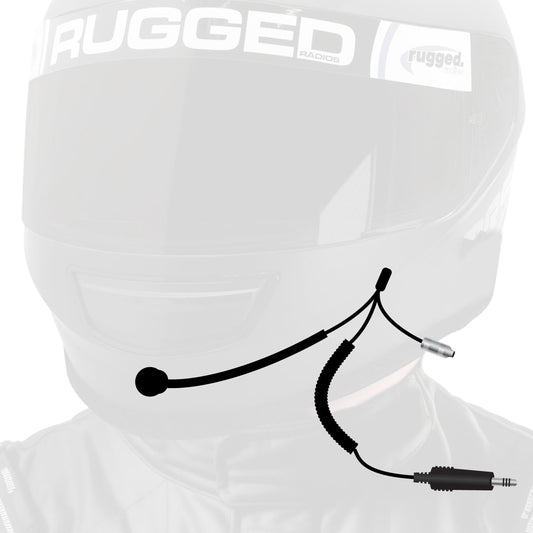 Rugged Radios Rugged Radios 4C IMSA Helmet Kit - Coil Cord, Mic & 3.5mm