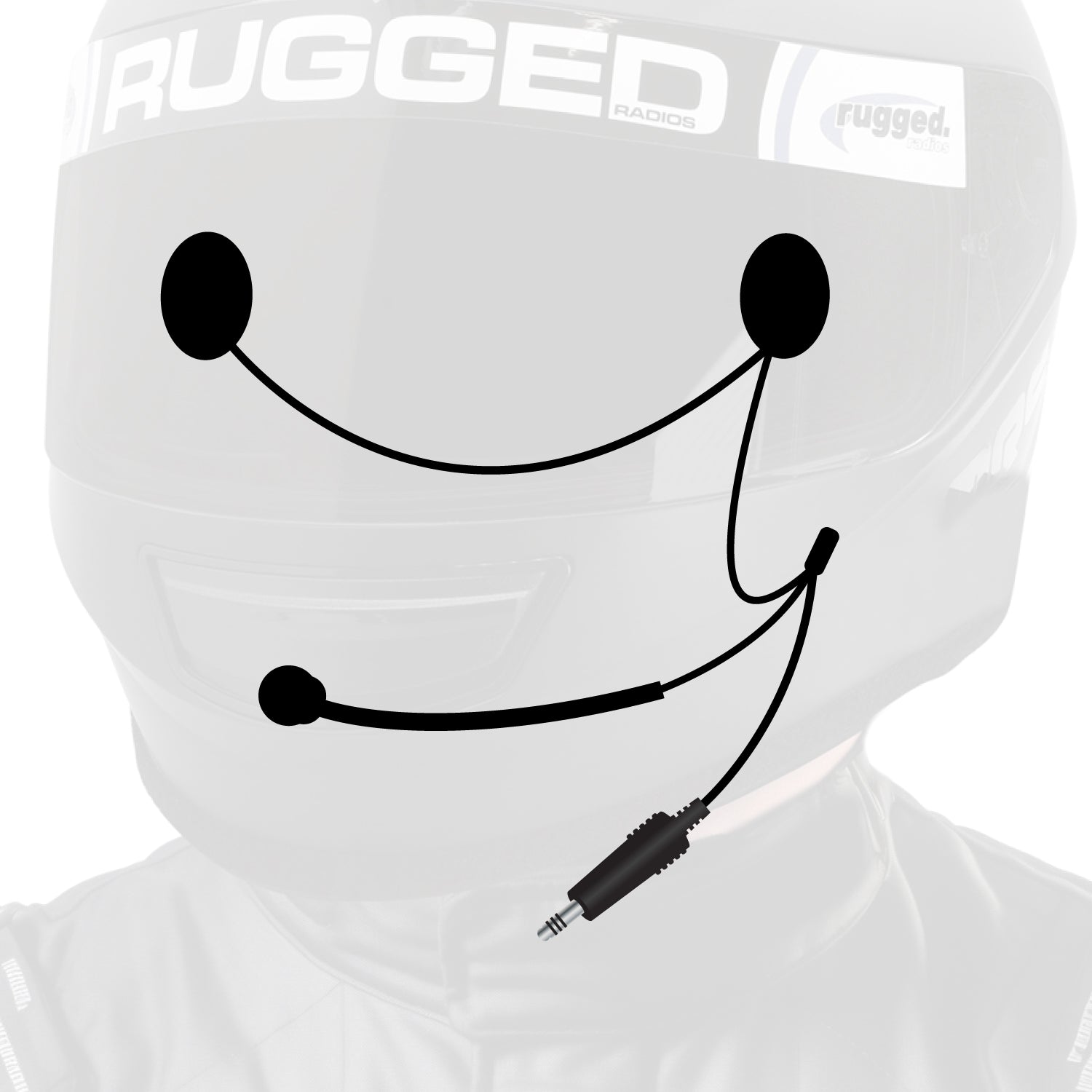 Rugged Radios Rugged Radios 4C IMSA Helmet Kit with Speakers & Mic