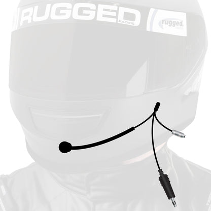 Rugged Radios Rugged Radios 4C IMSA Helmet Kit - Straight Cord, Mic & 3.5mm