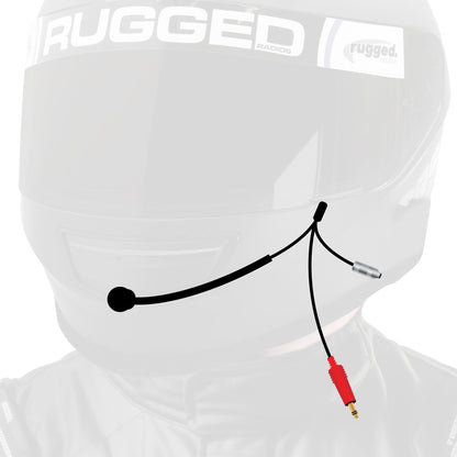 Rugged Radios Rugged Radios 3C NASCAR Helmet Kit - Straight Cord & Mic