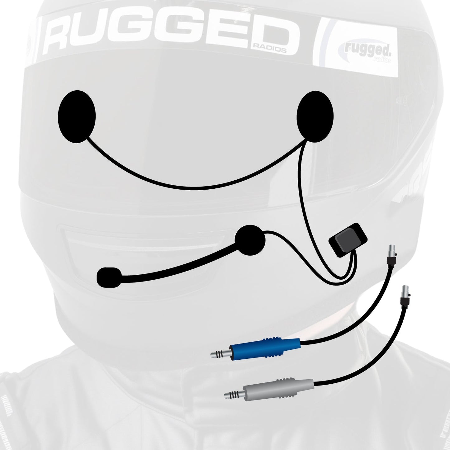 Rugged Radios Rugged Radios STX Stereo Helmet Kit - Alpha Audio Speakers