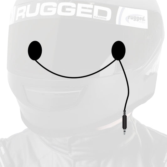 Rugged Radios Rugged Radios In-Helmet Alpha Audio Speakers - Stereo, 3.5mm