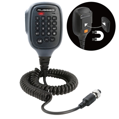Rugged Radios Rugged Radios Hand Mic for G1 Mobile Radio with Scosche MagicMount