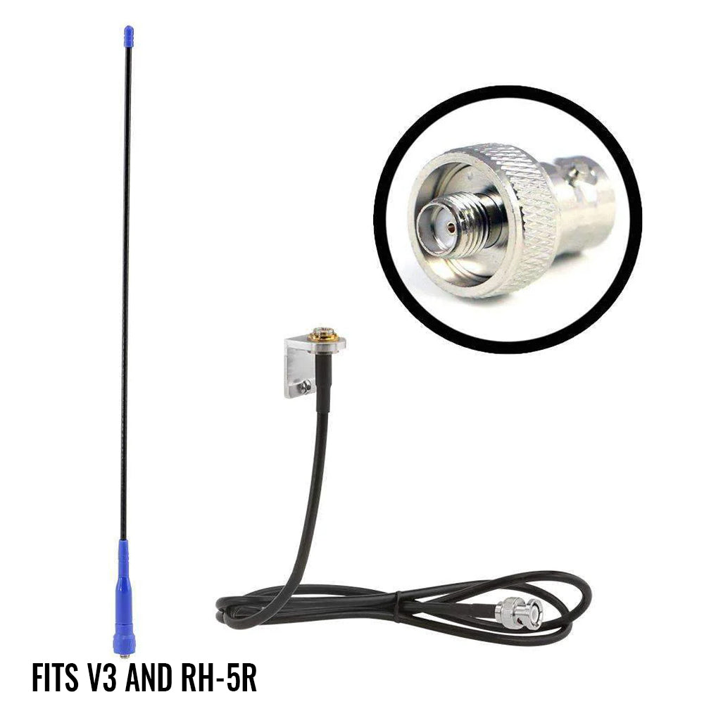 Rugged Radios Rugged Radios External Headset Antenna Kit with BNC Connector for Hand