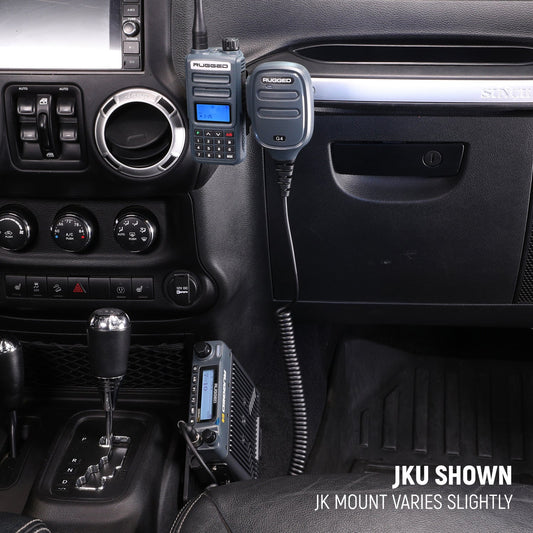 Rugged Radios Rugged Radios ULTIMATE GMRS Mobile Radio Kit for Jeep Wrangler JK
