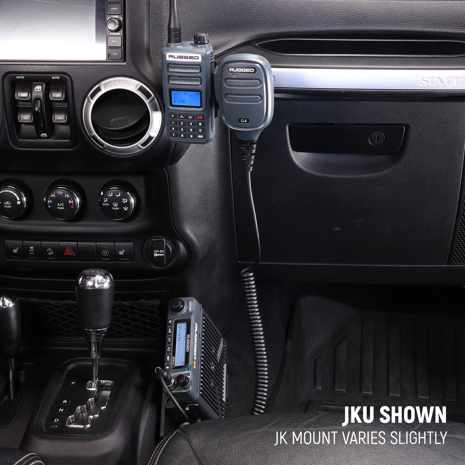 Rugged Radios Rugged Radios ULTIMATE GMRS Mobile Radio Kit for Jeep Wrangler JK