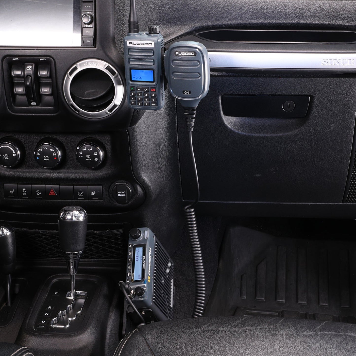 Rugged Radios Rugged Radios ULTIMATE GMRS Mobile Radio Kit for Jeep Wrangler JKU