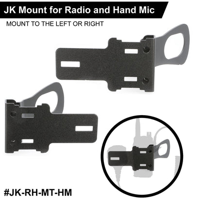 Rugged Radios Rugged Radios Handheld Radio Grab Bar Mount for Jeep Wrangler JK JKU J