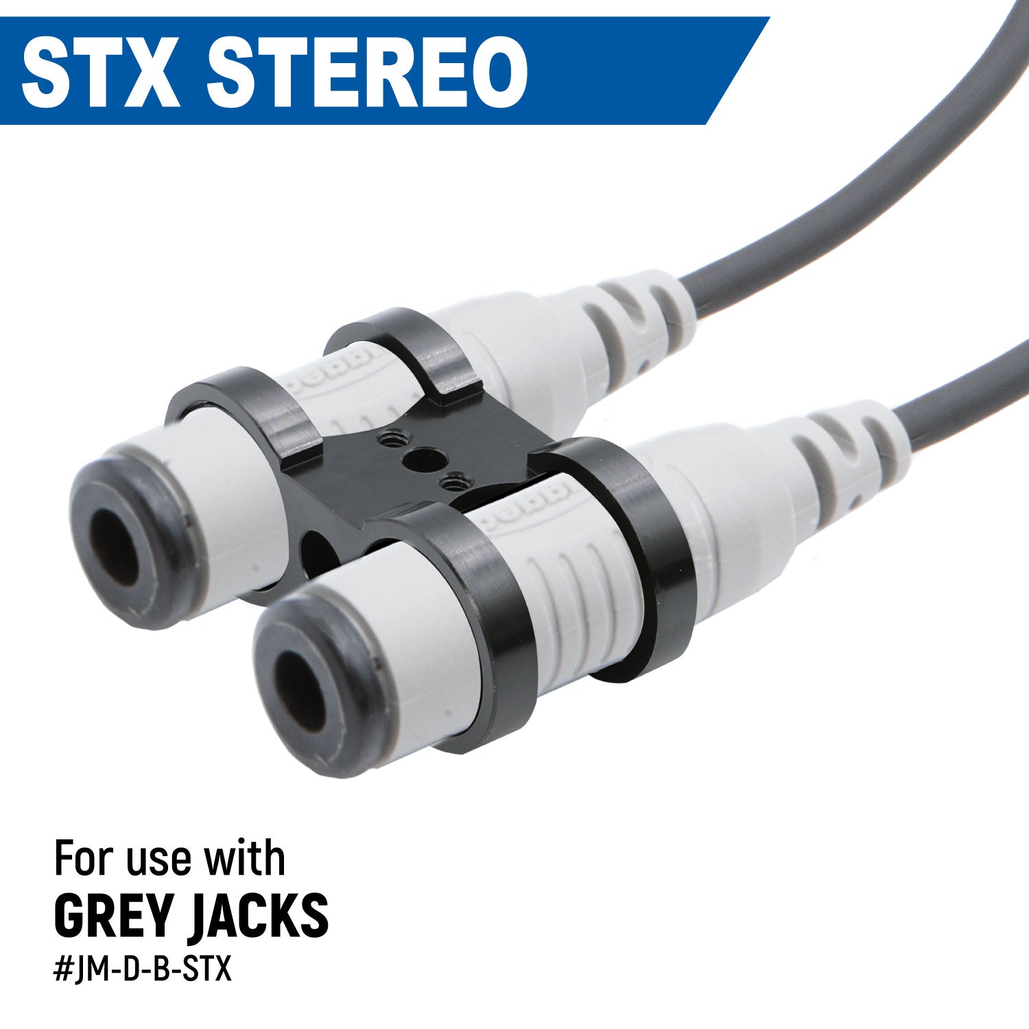Rugged Radios Rugged Radios Dual Headset or Helmet Jack - Bar Mount
