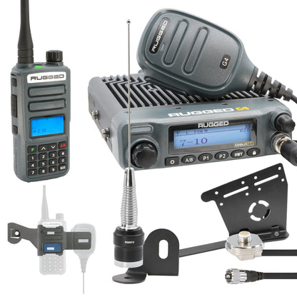 Rugged Radios Rugged Radios ULTIMATE GMRS Mobile Radio Kit for Jeep Wrangler JL and