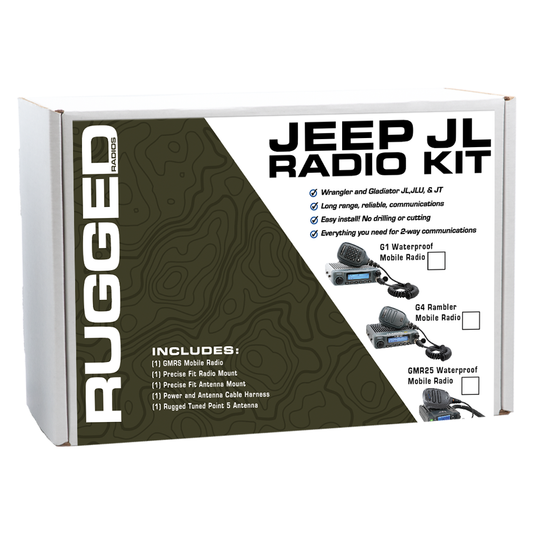Rugged Radios Rugged Radios GMRS Mobile Radio Kit for Jeep Wrangler JL and Gladiator