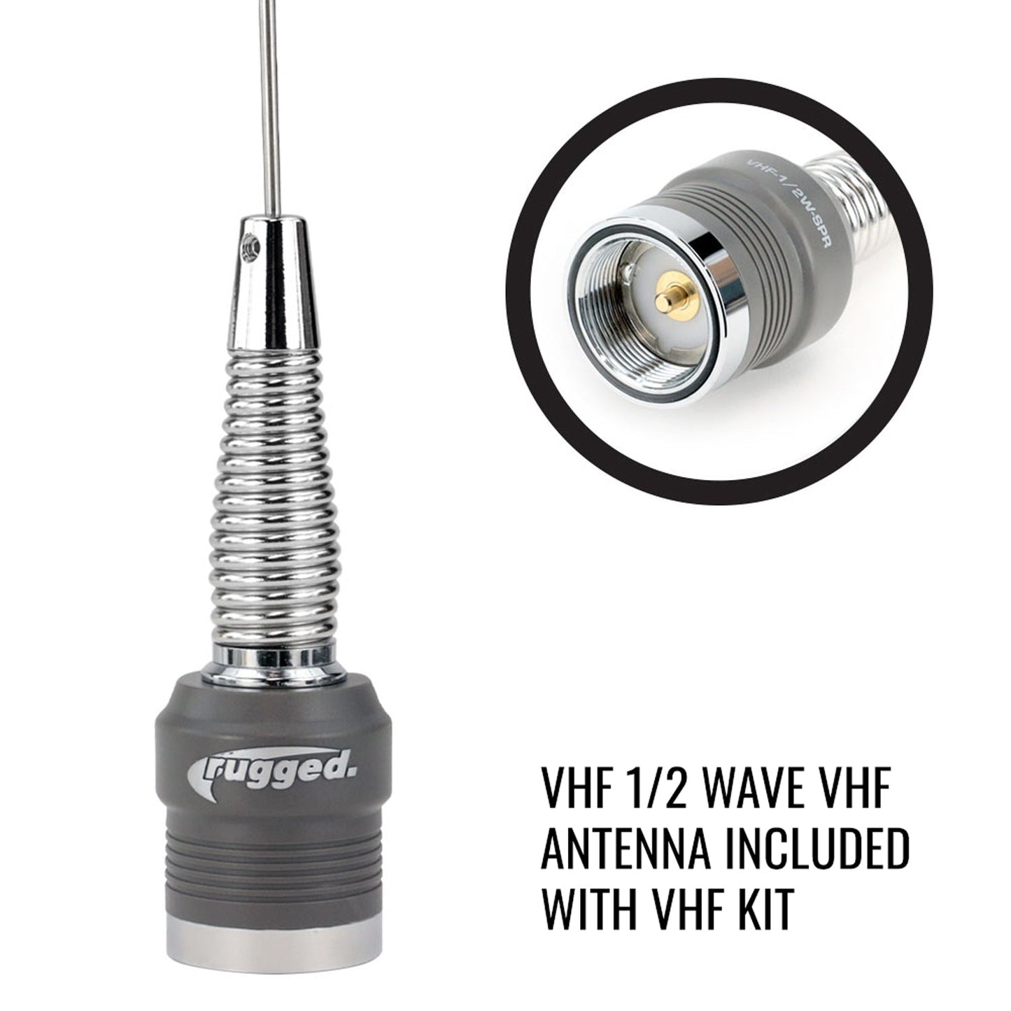 Rugged Radios Rugged Radios Long Track Antenna Upgrade Kit for Rugged V3 / RH5R Hand