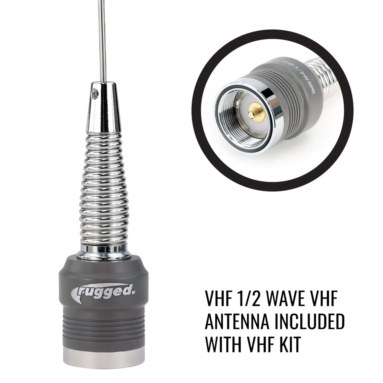Rugged Radios Rugged Radios Long Track Antenna Upgrade Kit for Rugged V3 / RH5R Hand