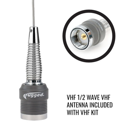Rugged Radios Rugged Radios Long Track Antenna Upgrade Kit for Rugged V3 / RH5R Hand