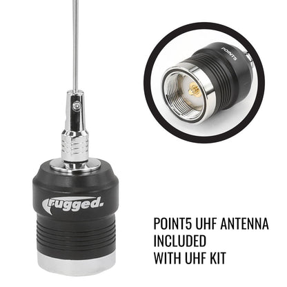 Rugged Radios Rugged Radios Long Track Antenna Upgrade Kit for Rugged V3 / RH5R Hand