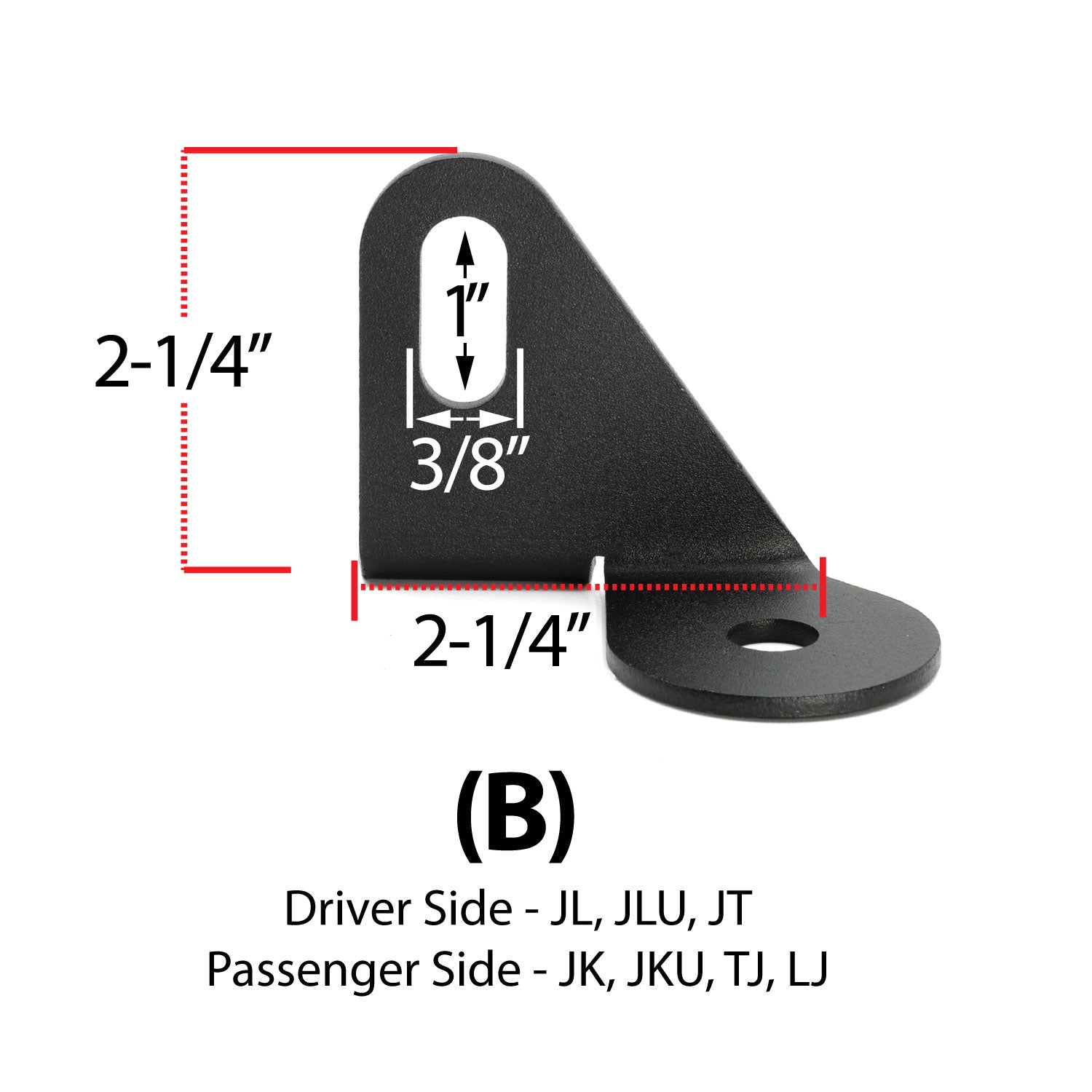 Rugged Radios Rugged Radios Antenna Mount for Jeep Wrangler TJ LJ JK JL and Gladiato