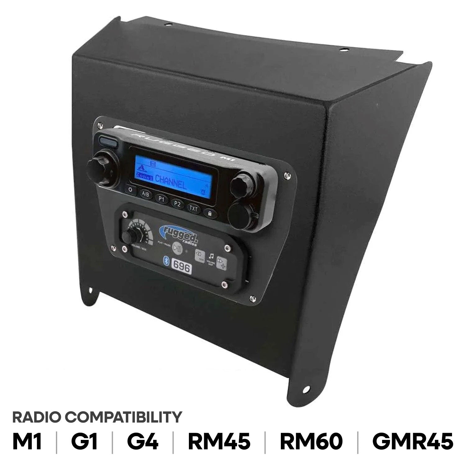 Rugged Radios Rugged Radios Kawasaki KRX Multi-Mount Kit for Rugged Mobile Radios an