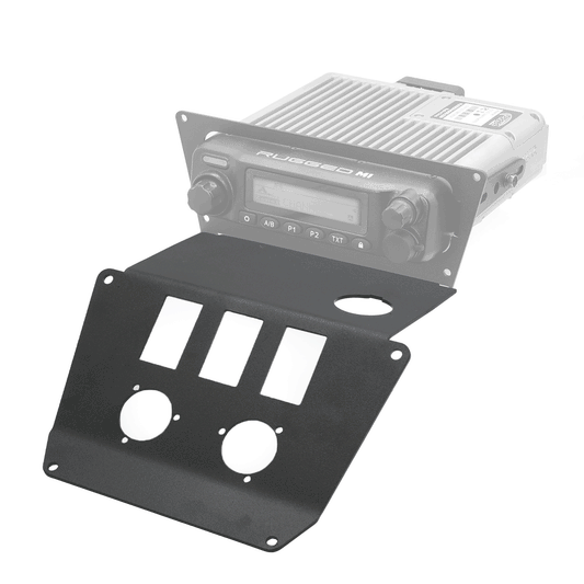 Rugged Radios Rugged Radios Lower Accessory Panel for 2025 Polaris RZR Pro XP Pro R