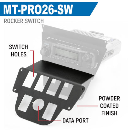 Rugged Radios Rugged Radios Lower Accessory Panel for 2026 Polaris RZR Pro R Ultimat