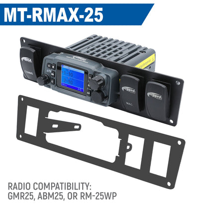 Rugged Radios Rugged Radios Yamaha Wolverine RMAX Mount for Mobile Radio and Rocker