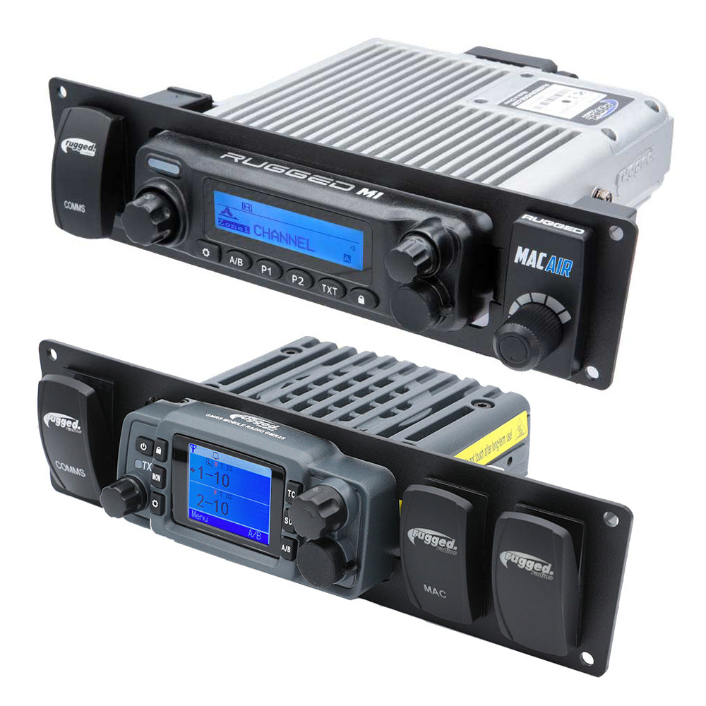 Rugged Radios Rugged Radios Yamaha Wolverine RMAX Mount for Mobile Radio and Rocker