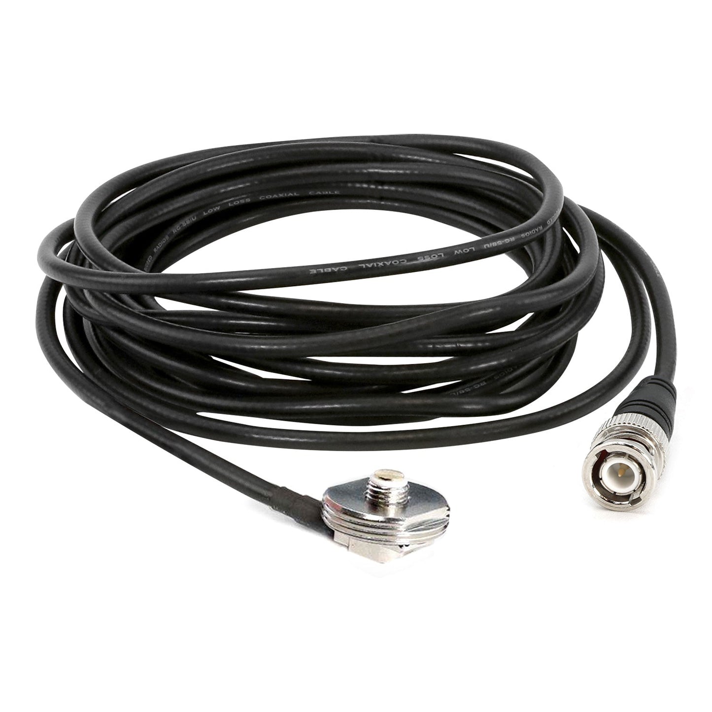Rugged Radios Rugged Radios 15 Ft Antenna Coax Cable with BNC Connector and 3/8 NMO