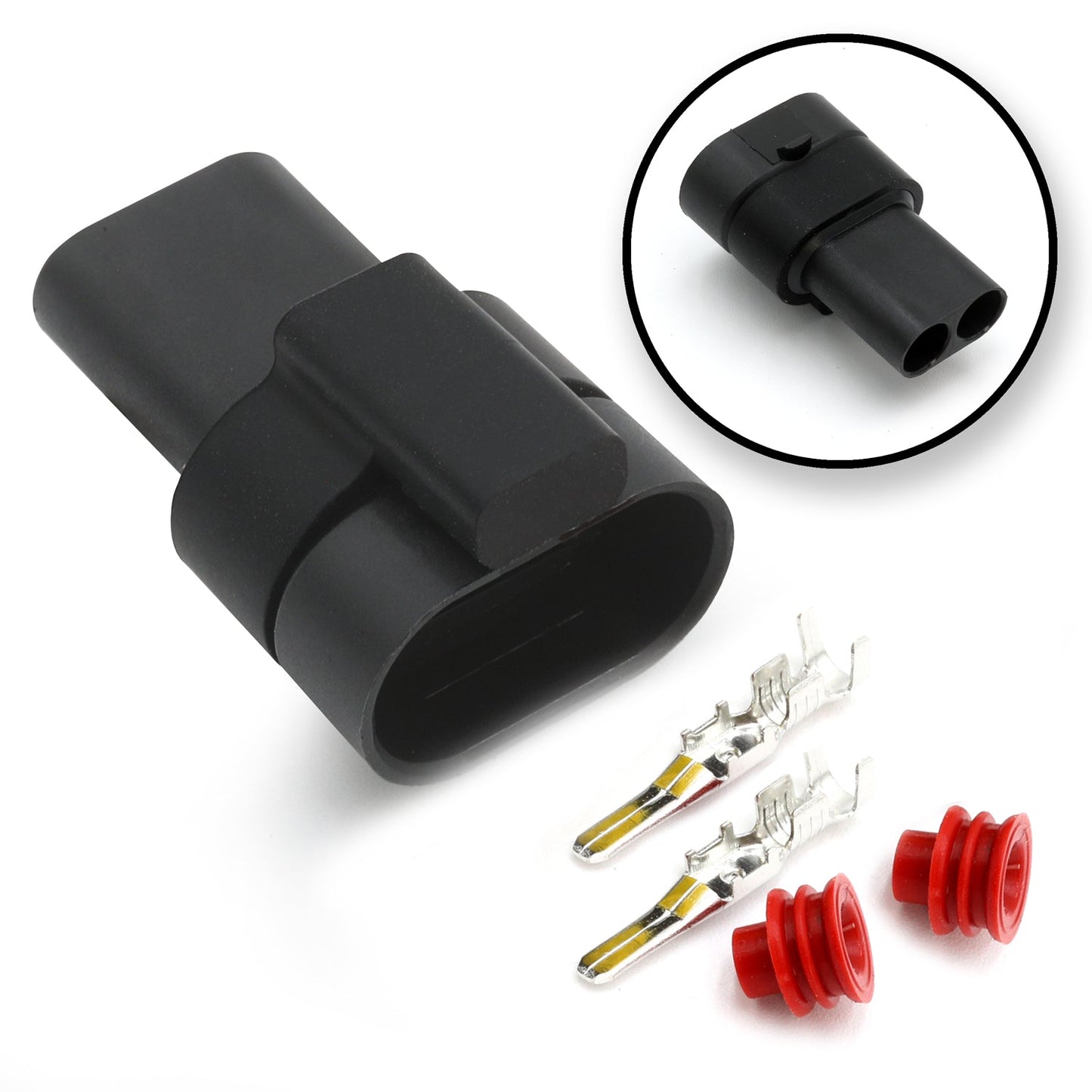 Rugged Radios Rugged Radios Waterproof Power Plug Connector Kit (Male) – Upgrade or