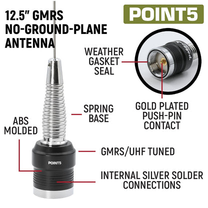 Rugged Radios Rugged Radios Ford Ranger Two-Way GMRS Mobile Radio Kit - 25 Watt