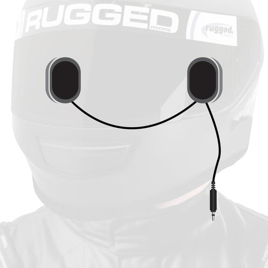 Rugged Radios Rugged Radios Alpha Audio Speaker Pods - Gel Ear, 3.5mm