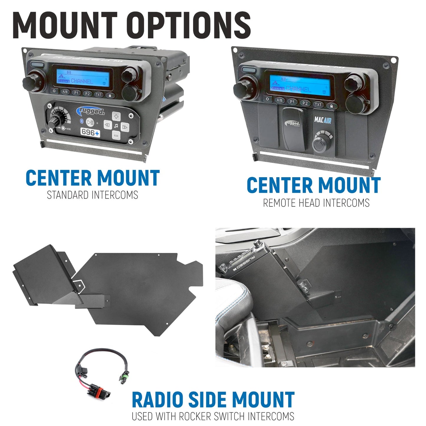 Rugged Radios Rugged Radios Comm Kit for Polaris RZR Pro XP, Turbo R & Pro R