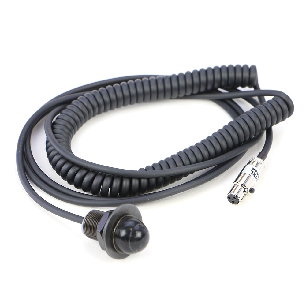 Rugged Radios Hole Mount Coil Cord PTT for Intercom