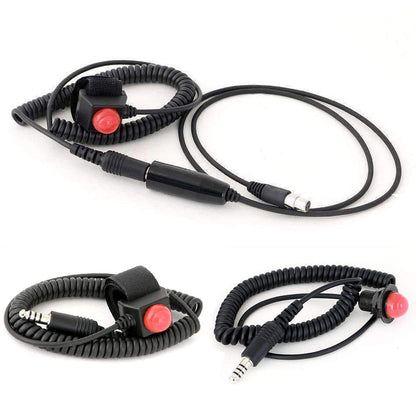 Rugged Radios Rugged Radios Quick Disconnect Push to Talk Buttons