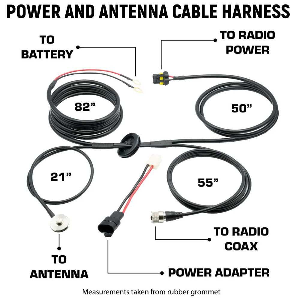 Rugged Radios Rugged Radios GMRS Mobile Radio Kit for Jeep Wrangler JL and Gladiator