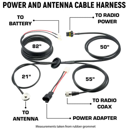 Rugged Radios Rugged Radios GMRS Mobile Radio Kit for Jeep Wrangler JL and Gladiator