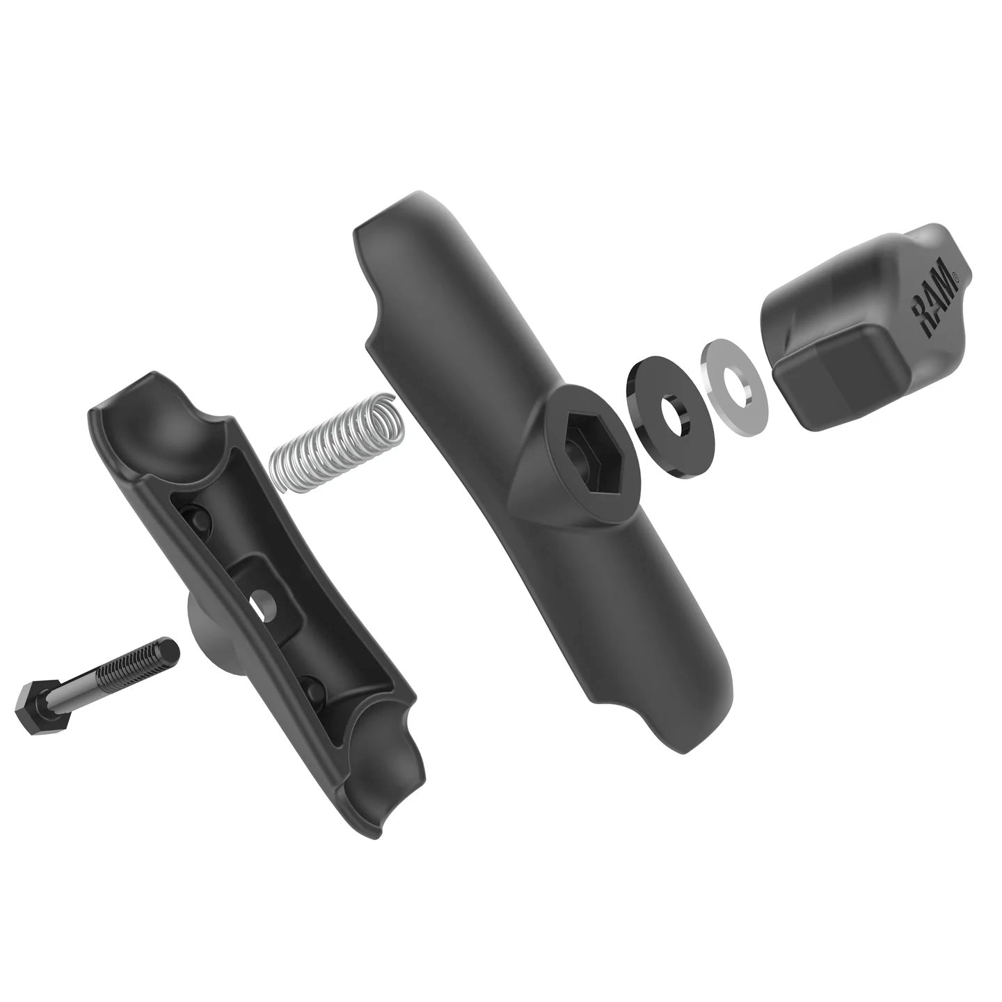 Rugged Radios Rugged Radios RAM Double Socket Arm - Medium / B Size