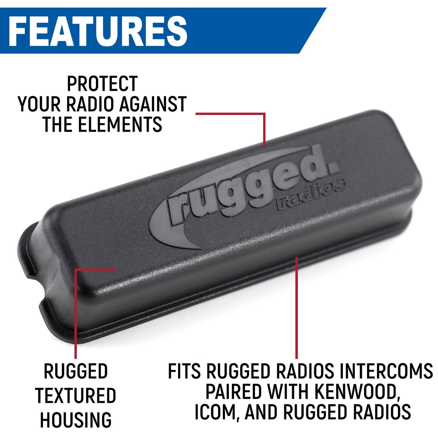 Rugged Radios Rugged Radios Magnetic Radio Cover