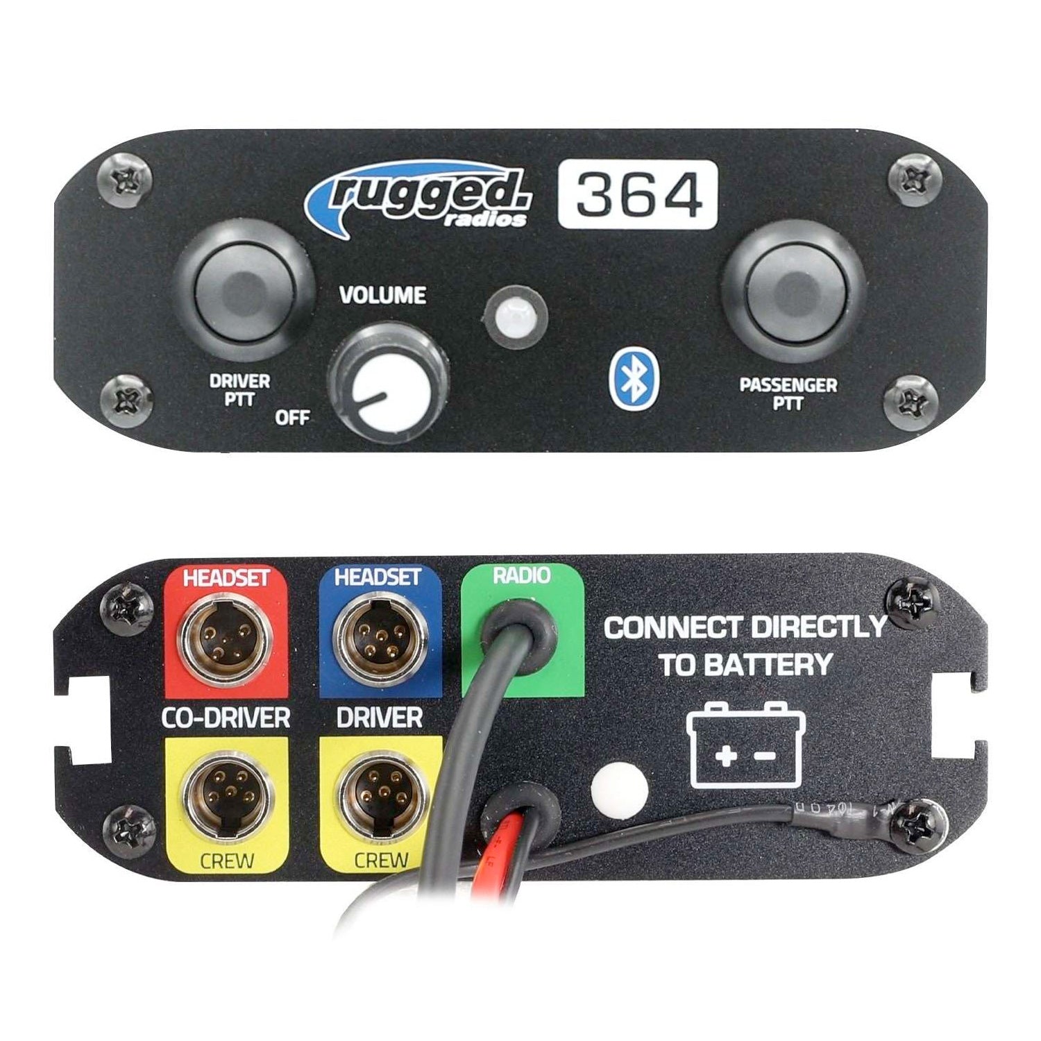 Rugged Radios Rugged Radios 364 Intercom Kit – 2-Person Bluetooth Intercom System