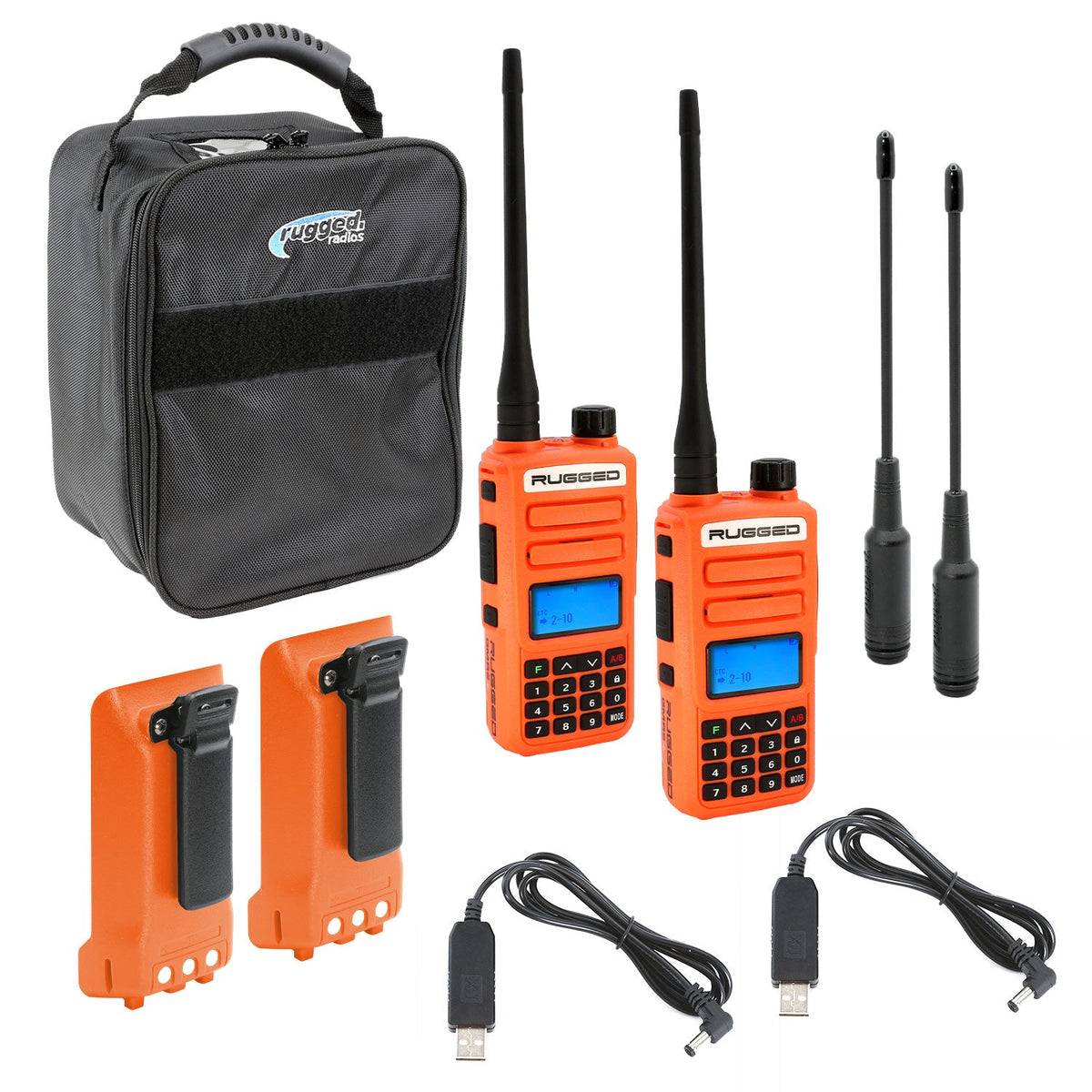 Rugged Radios Rugged Adventure Pack - GMR2 PLUS Handheld Radio Bundle