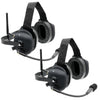 Rugged Radios Wireless Double Talk Dual Headset Intercom System (Hands