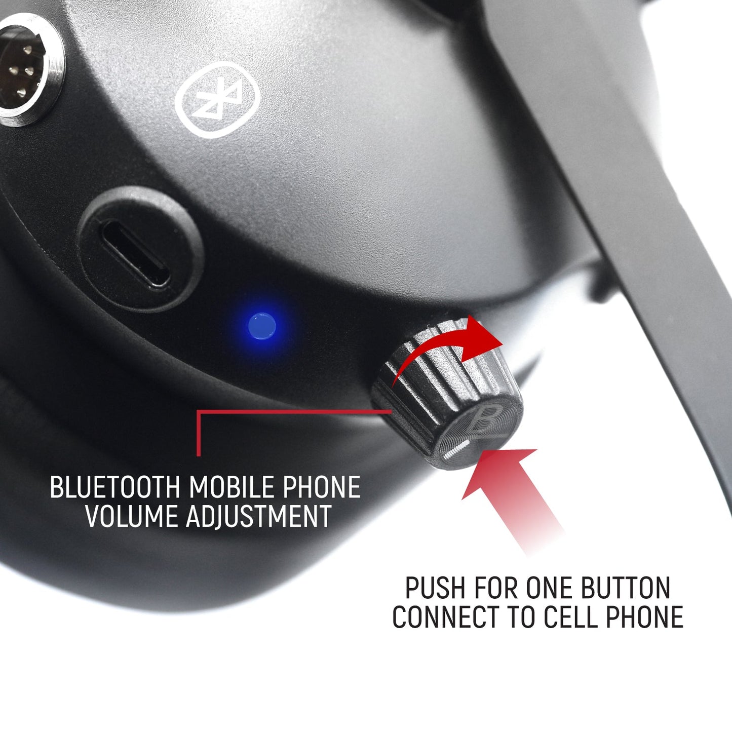 Rugged Radios Rugged Radios RW-H32 Bluetooth Headset (OTH) - Radio Compatible