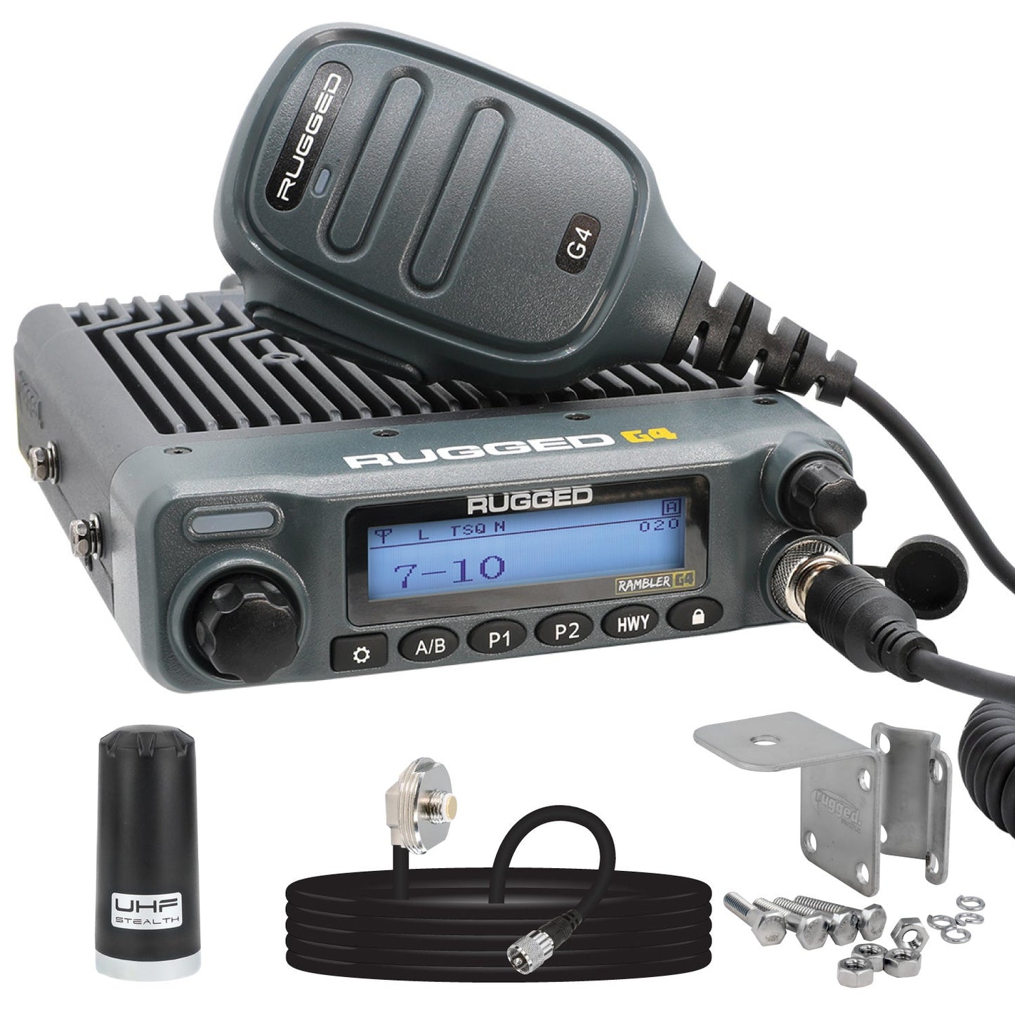 Rugged Radios Rugged Rambler G4 GMRS Mobile Radio Kit