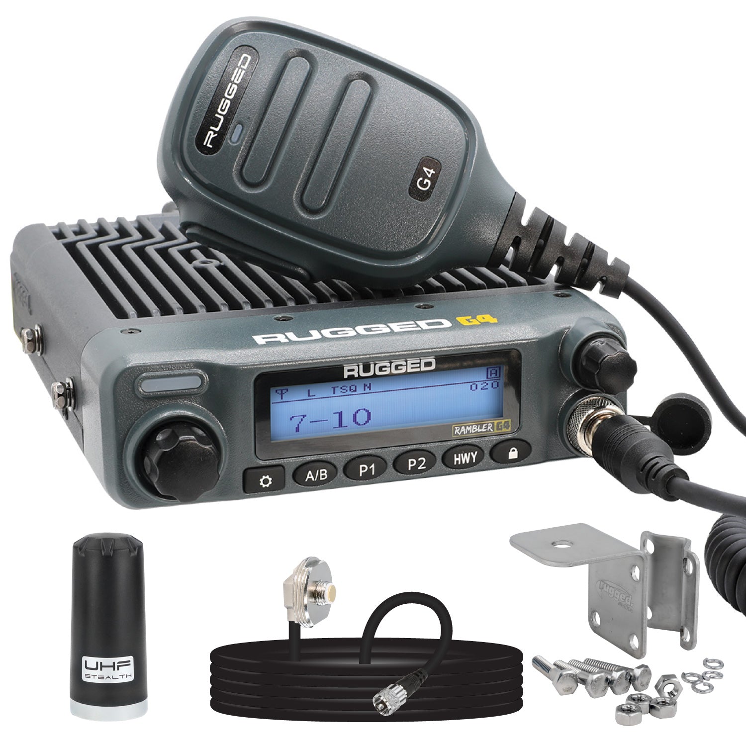 Rugged Radios Rugged Rambler G4 GMRS Mobile Radio Kit