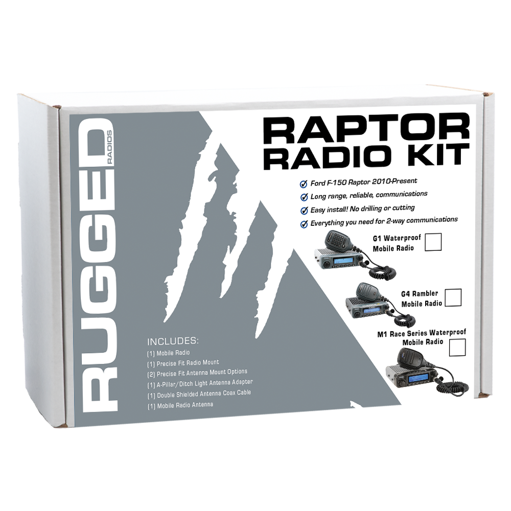 Rugged Radios Rugged Radios Ford Raptor Two-Way Mobile Radio Kit - M1-V