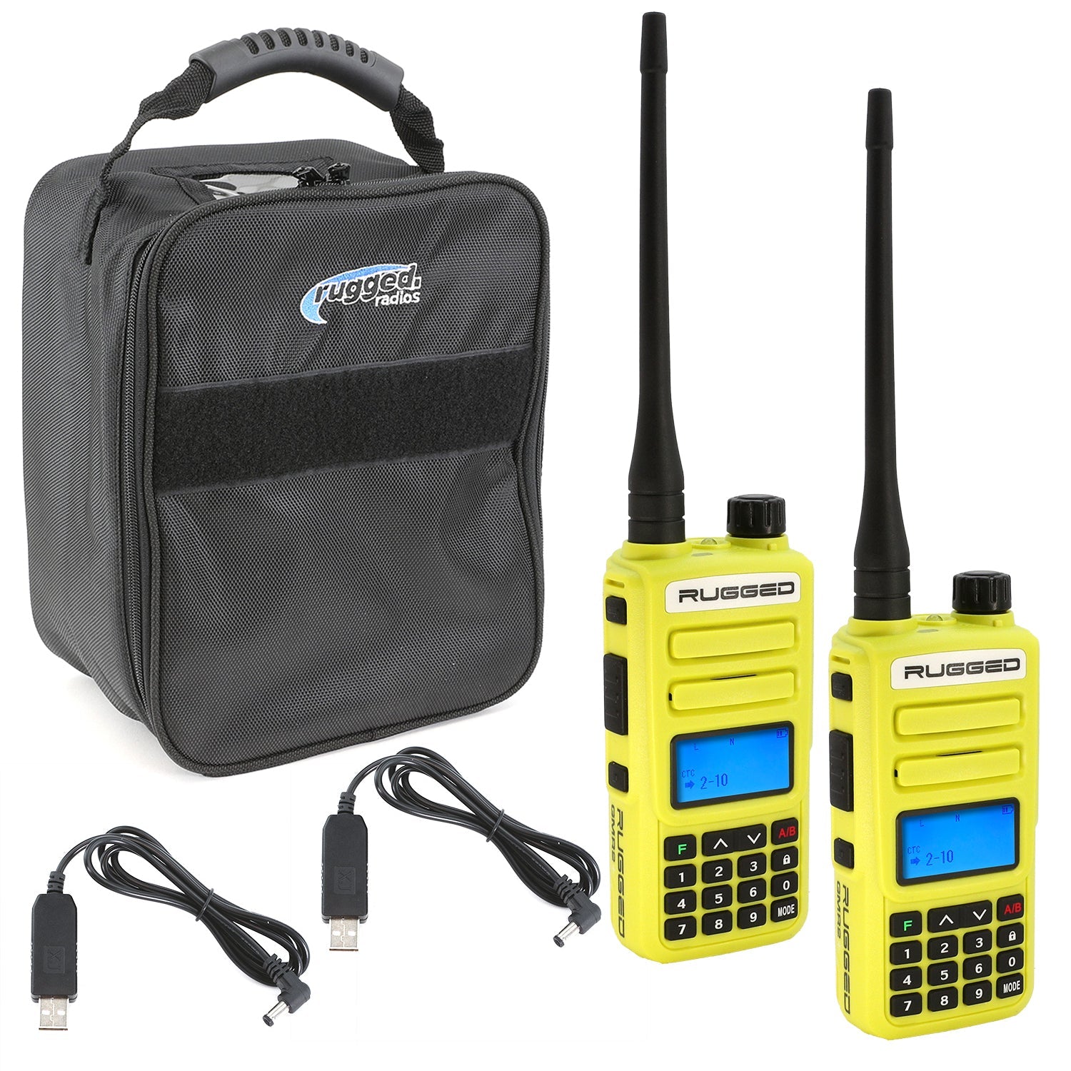 Rugged Radios Rugged Go Bag - Hi-Viz GMR2 PLUS Emergency Radio Bundle
