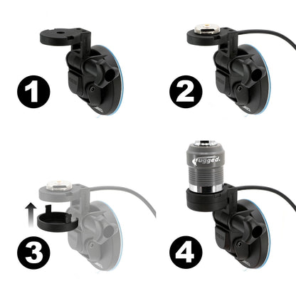 Rugged Radios Rugged Radios Suction Cup Antenna Mount
