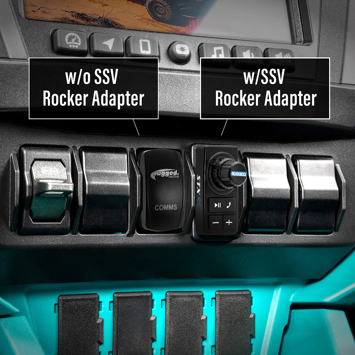 Rugged Radios Rugged Radios Rocker Switch Adapter