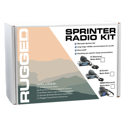 Rugged Radios Rugged Radios Mercedes Sprinter Van Two-Way GMRS Mobile Radio Kit