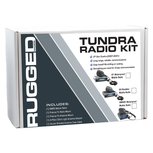 Rugged Radios Rugged Radios Toyota Tundra Two-Way GMRS Mobile Radio Kit